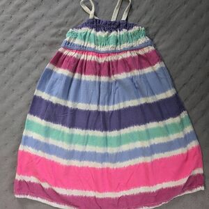 Cherokee Kids Casual Dress - Pink, Blue, Green Stripes